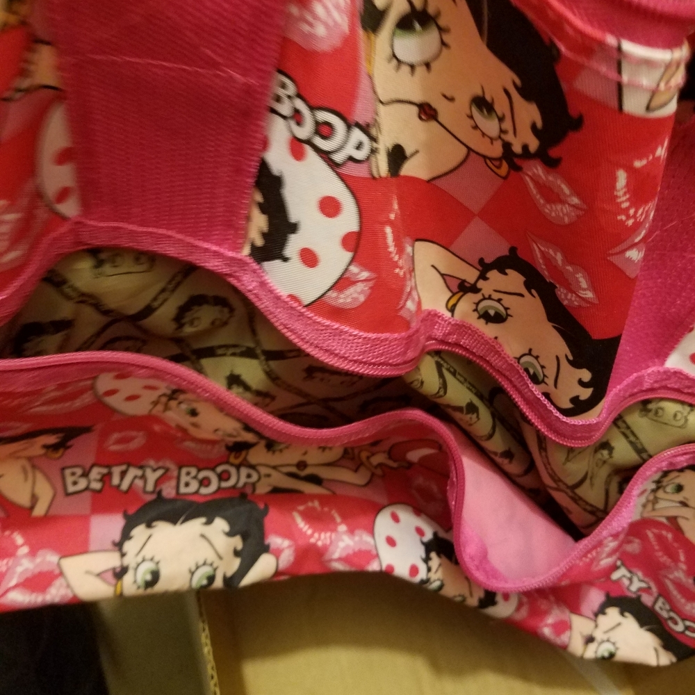 Large size Betty Boop Duffle Bag/Purse Please go - Picture 3 of 11